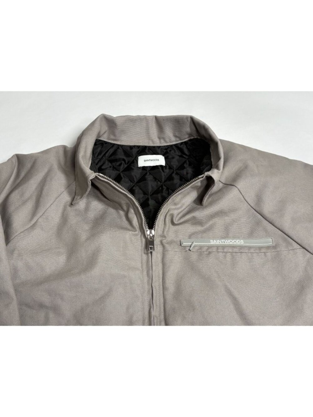 SAINTWOODS Ricky Jacket in Grey - Picture 5 of 7